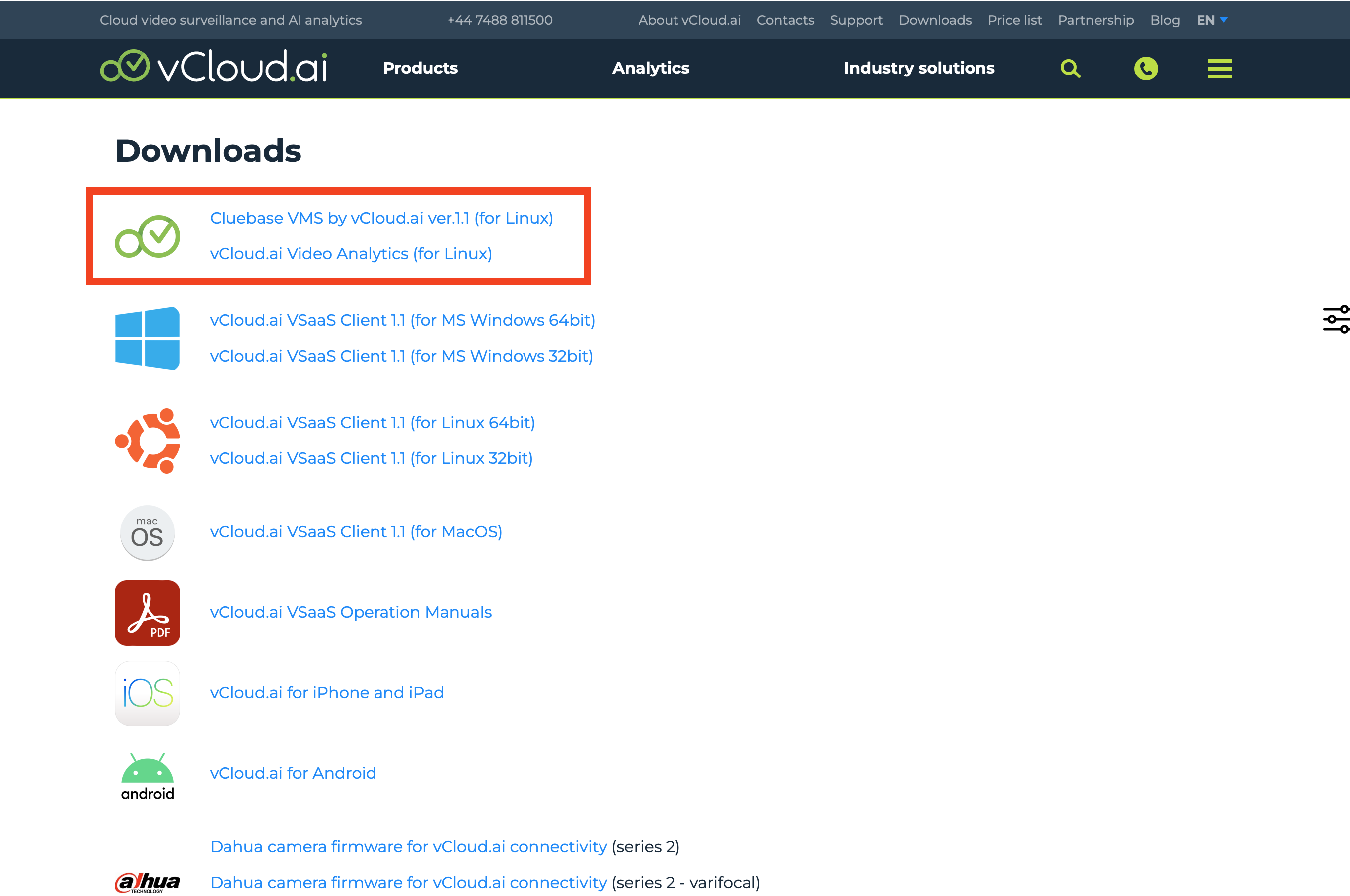 Cluebase VMS now available for downloading